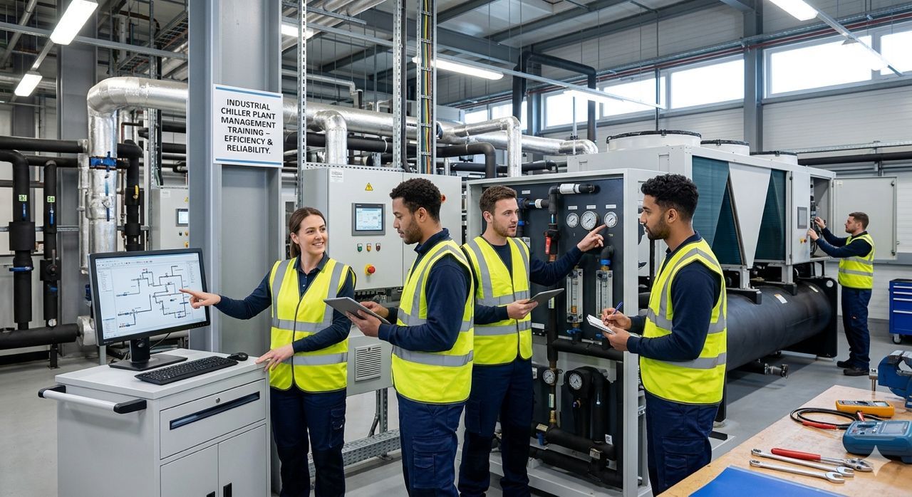 Industrial water chiller plant management training