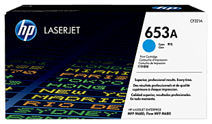 HP 653A Cyan Original LaserJet Toner Cartridge CF321A