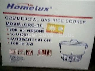 GRC-10 GAS RICE COOKER 10L (60PERSON)