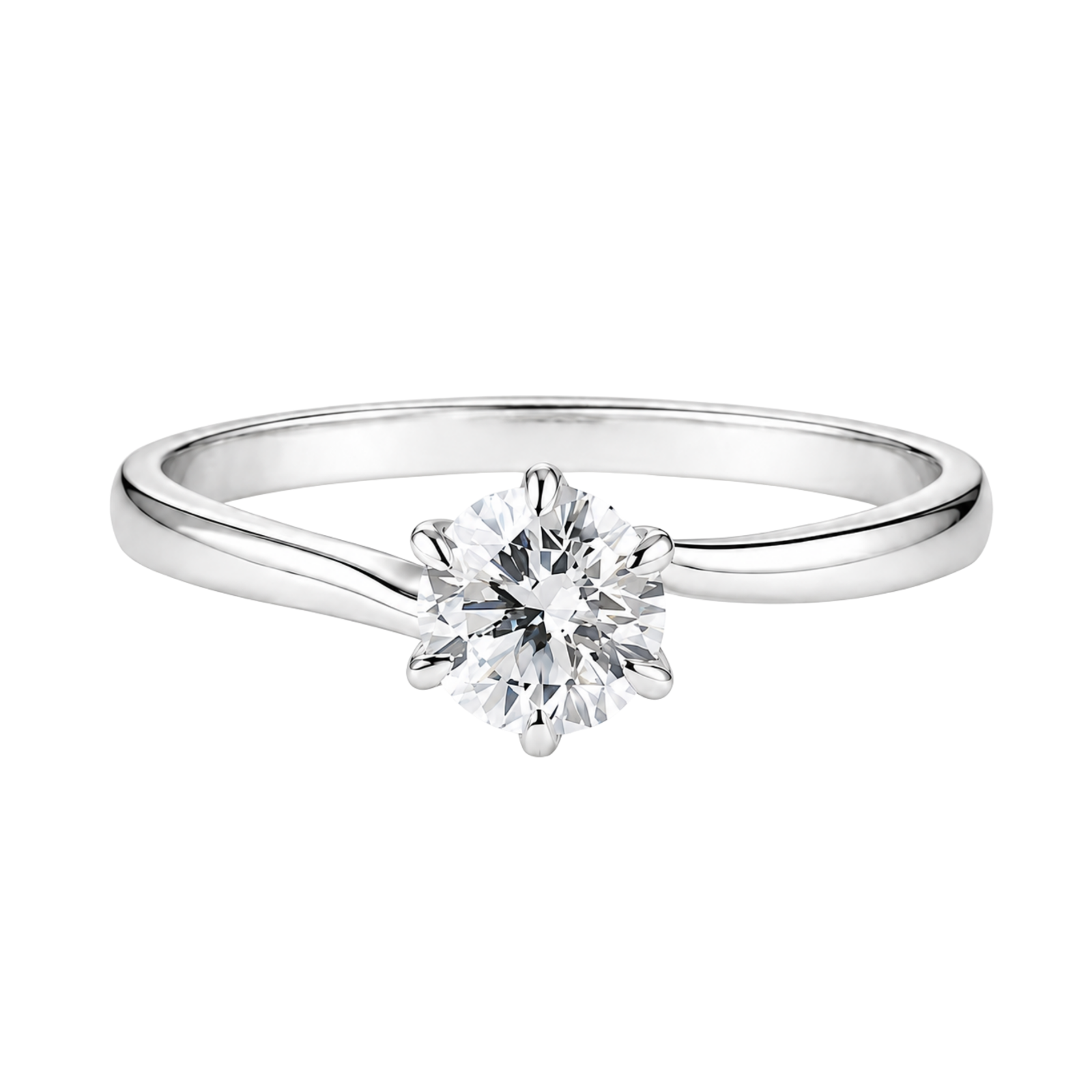 Roman & Co庐 Celestia Grace Solitaire Ring