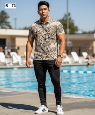 Custom Batik Sublimation T-Shirt