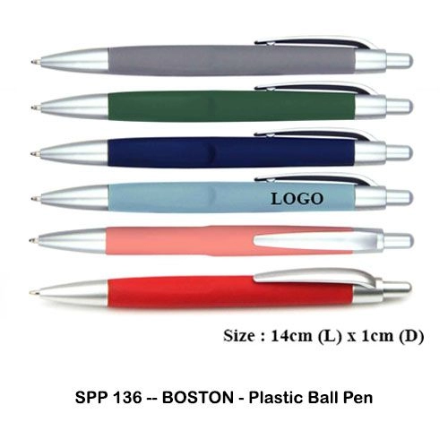 SPP136 -- BOSTON Plastic Ball Pen