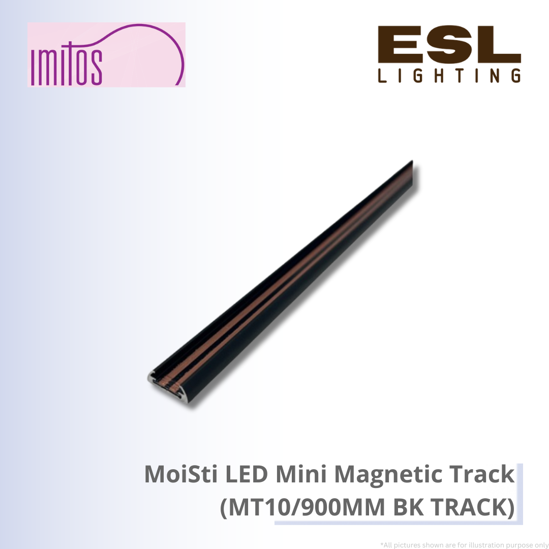 IMITOS MoiSti LED Mini Magnetic Track - MT10/900MM BK TRACK