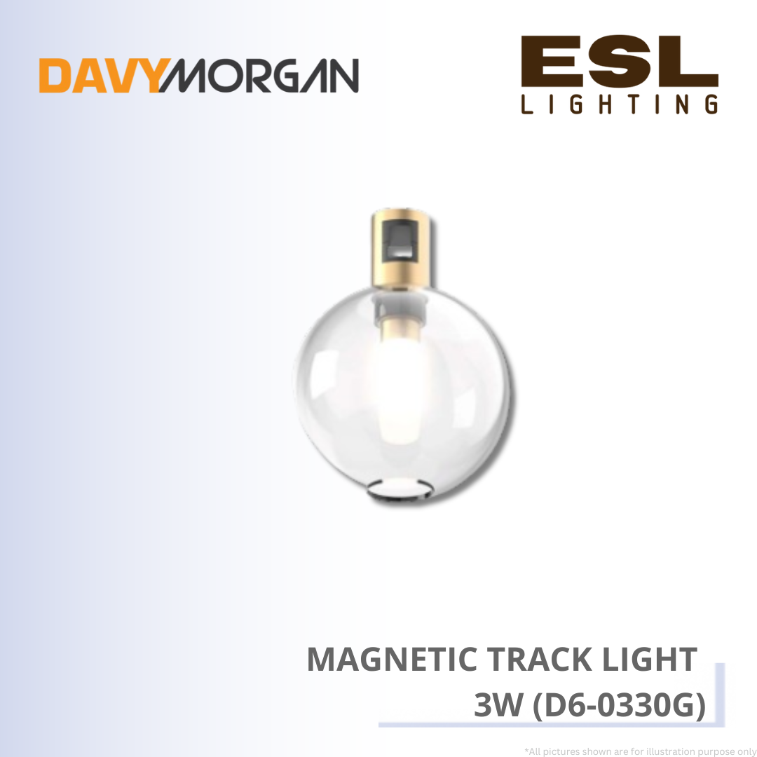 DAVYMORGAN Magnetic Track Light 3W -D6-0330G