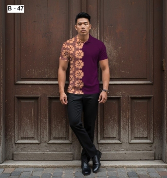 Custom Batik Sublimation T-Shirt