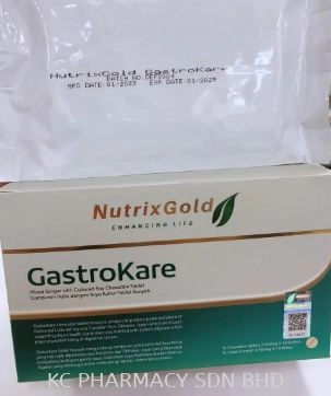 (HOT PRODUCT) Nutrixgold Gastrokare 3 x 10's (ONE PACK) (EXP:01/2025) (For Gastric,Heartburn & Chest pain)