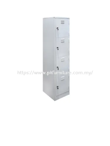 STEEL LOCKER - PK-SL-4-15-G1 - 4 COMPARTMENT STEEL LOCKER