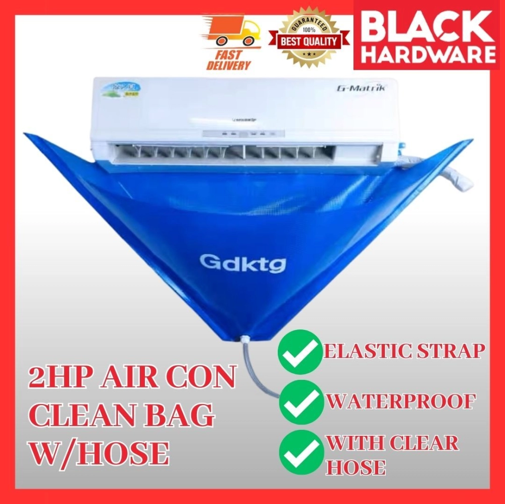 Black Hardware AC Air Conditioner Diy Aircond Cleaning Kit Bag Tools Set Cover Aircond Cleaning Kit Servis Aircond Set Penghawa Dingin 空调清洗