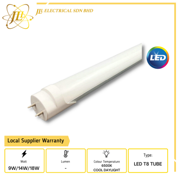 JLUX SH-029 6500K LOW VOLTAGE T8 LED TUBE [9W 2FT/14W 3FT/18W 4FT] [DC12V/DC24V/AC36V]