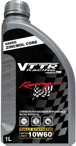 RS VTTR Racing®️ Lubricant MS128 10w60 Engine Oil Added Zincmol Core (1l)