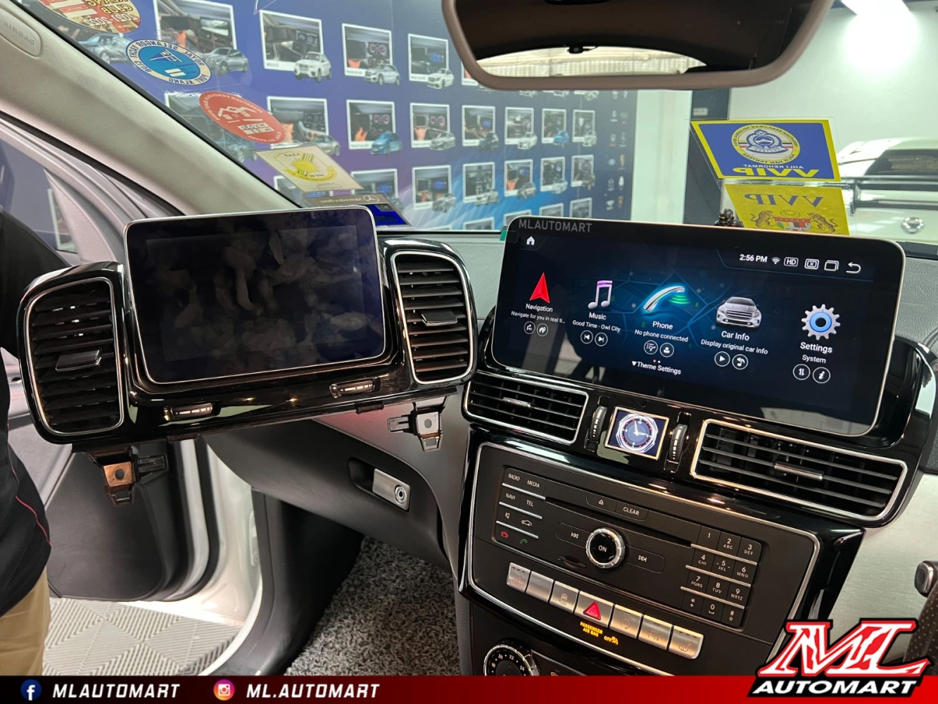 Mercedes Benz GLE Class W166 Android Monitor (12.3")