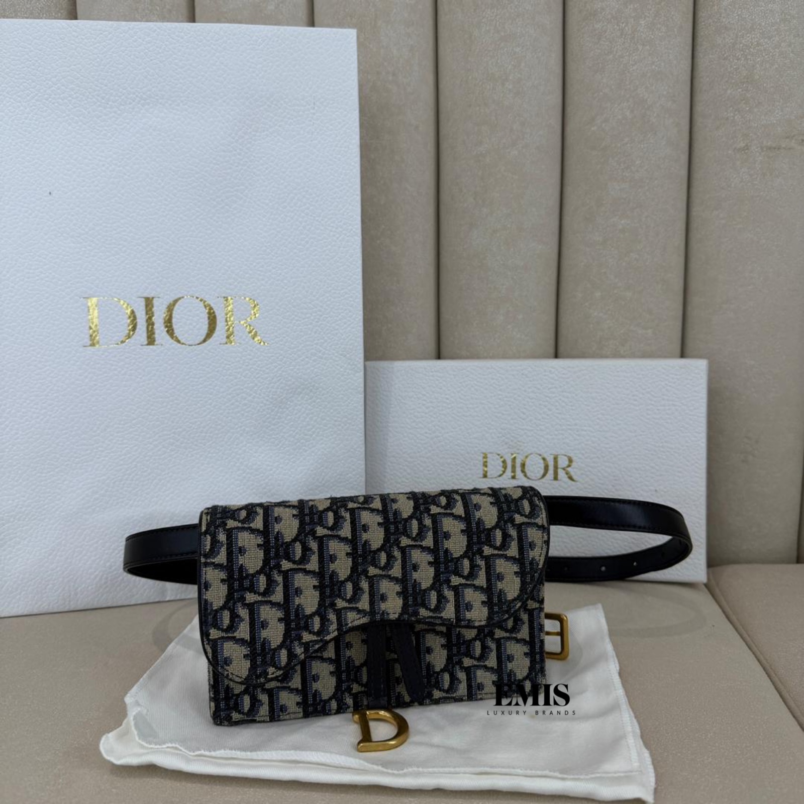 Dior Saddle Belt Pouch- Preloved Luxury Bag