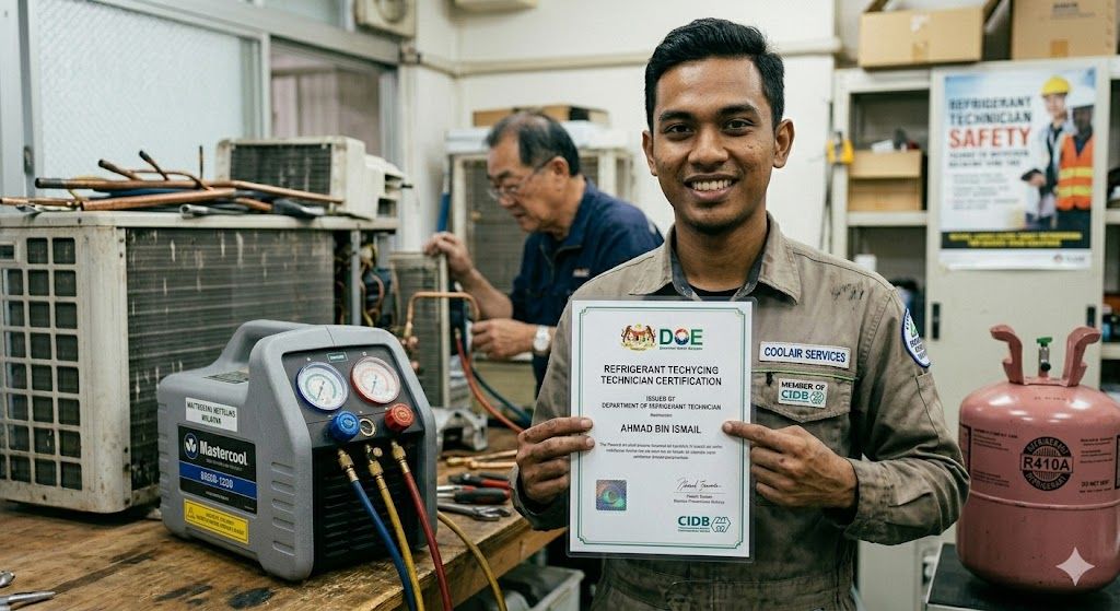 professional refrigerant technician certification Malaysia