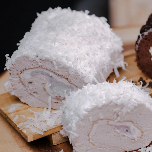 Taro Delight Swiss Roll