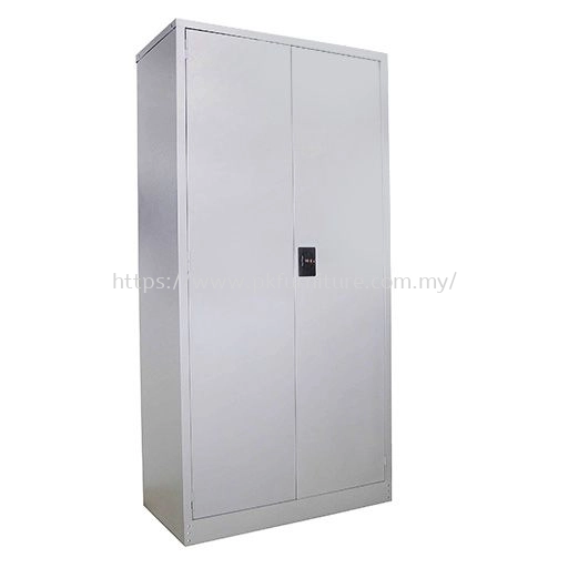 Steel Cupboard - PK-MC-2-SD-G1 - FULL HEIGHT STEEL SWING DOOR CUPBOARD C/W 3PCS ADJUSTABLE SHELF