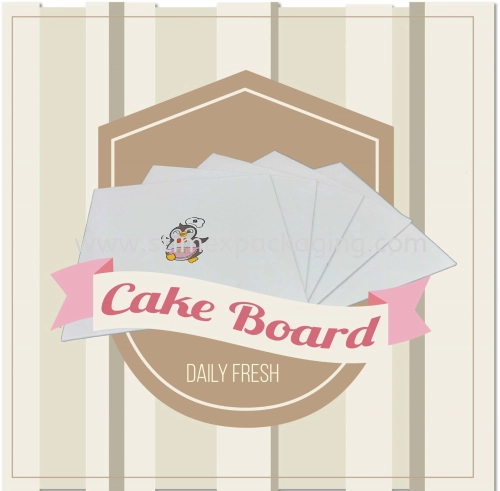 Penguin Box Square Cake Board   企鹅盒家四方蛋糕板 【6"x4"】【6"x6"】【7"x7"】【8"x8"】