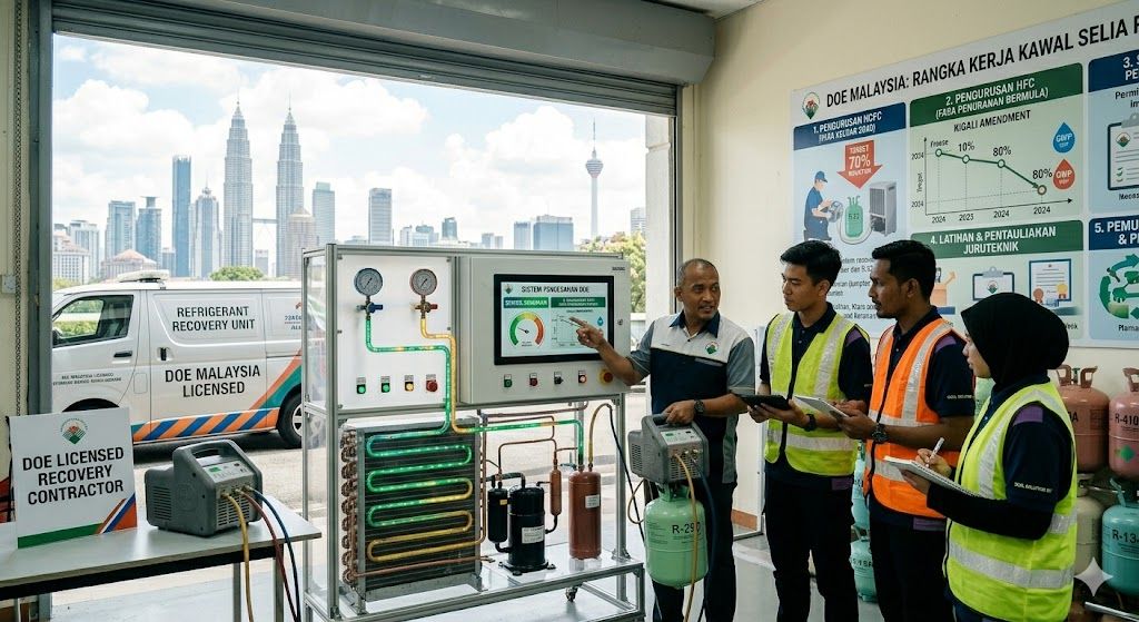 refrigerant recovery regulations Malaysia DOE
