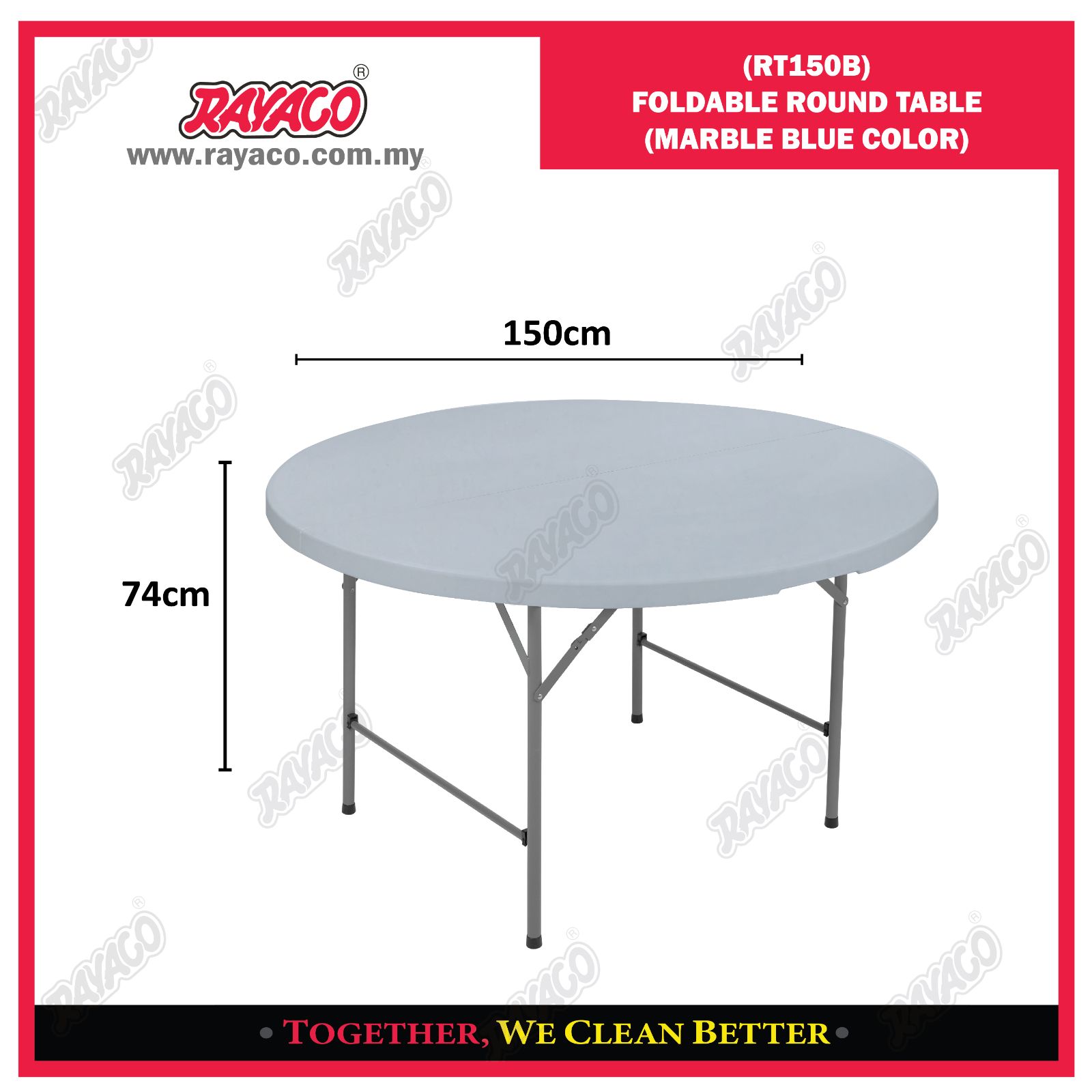 RT150B FOLDABLE ROUND TABLE