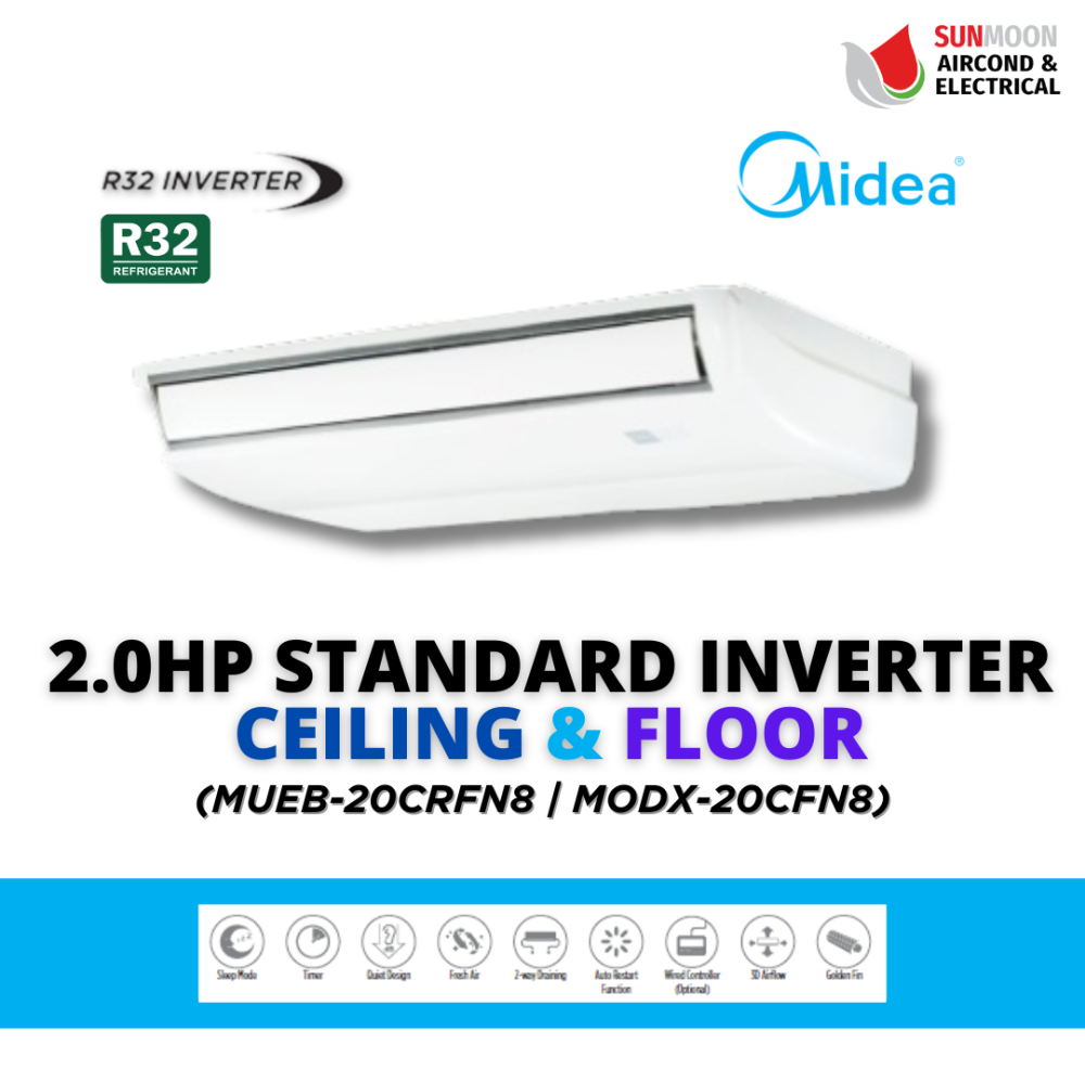 MIDEA CEILING & FLOOR 2.0HP R32 (STANDARD INVERTER) - COMMERCIAL ...