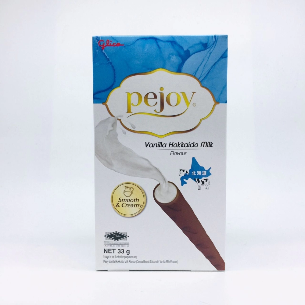 Glico Pejoy Vanilla Hokkaido Milk Flavour格力高百醇北海道香草牛奶棒33g