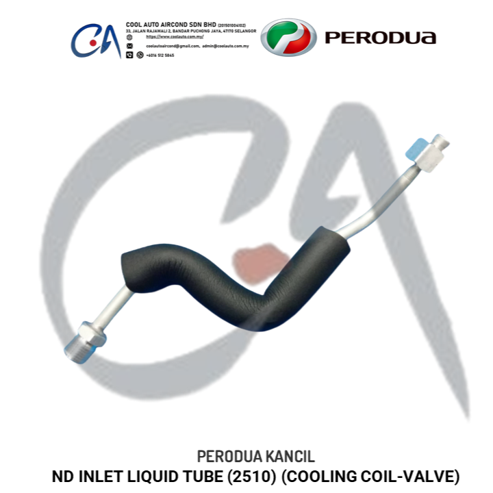 PERODUA KANCIL ND INLET LIQUID TUBE (2510) (COOLING COIL-VALVE)