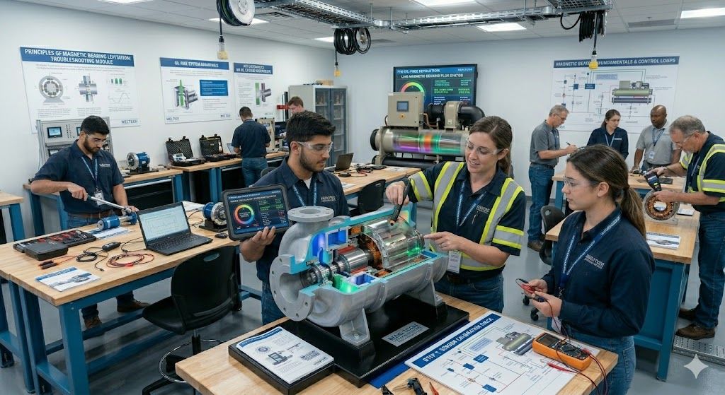 Oil-free centrifugal chiller training