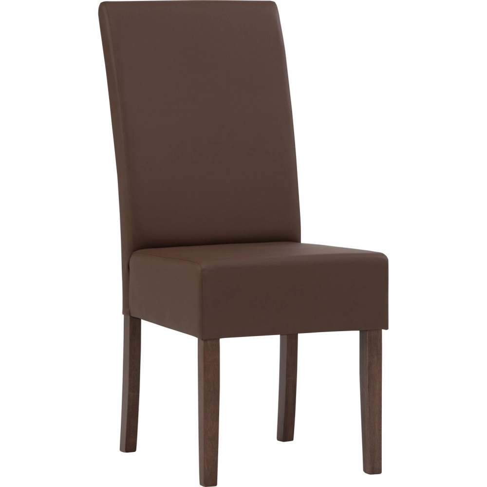 Mesi Dining Chair (Walnut, Brown)
