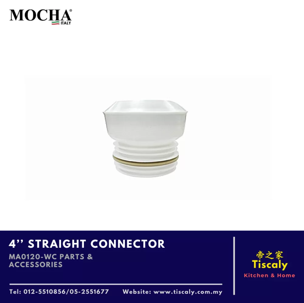 MOCHA 4" STRAIGHT CONNECTOR MA0120-WC PARTS & ACCESSORIES