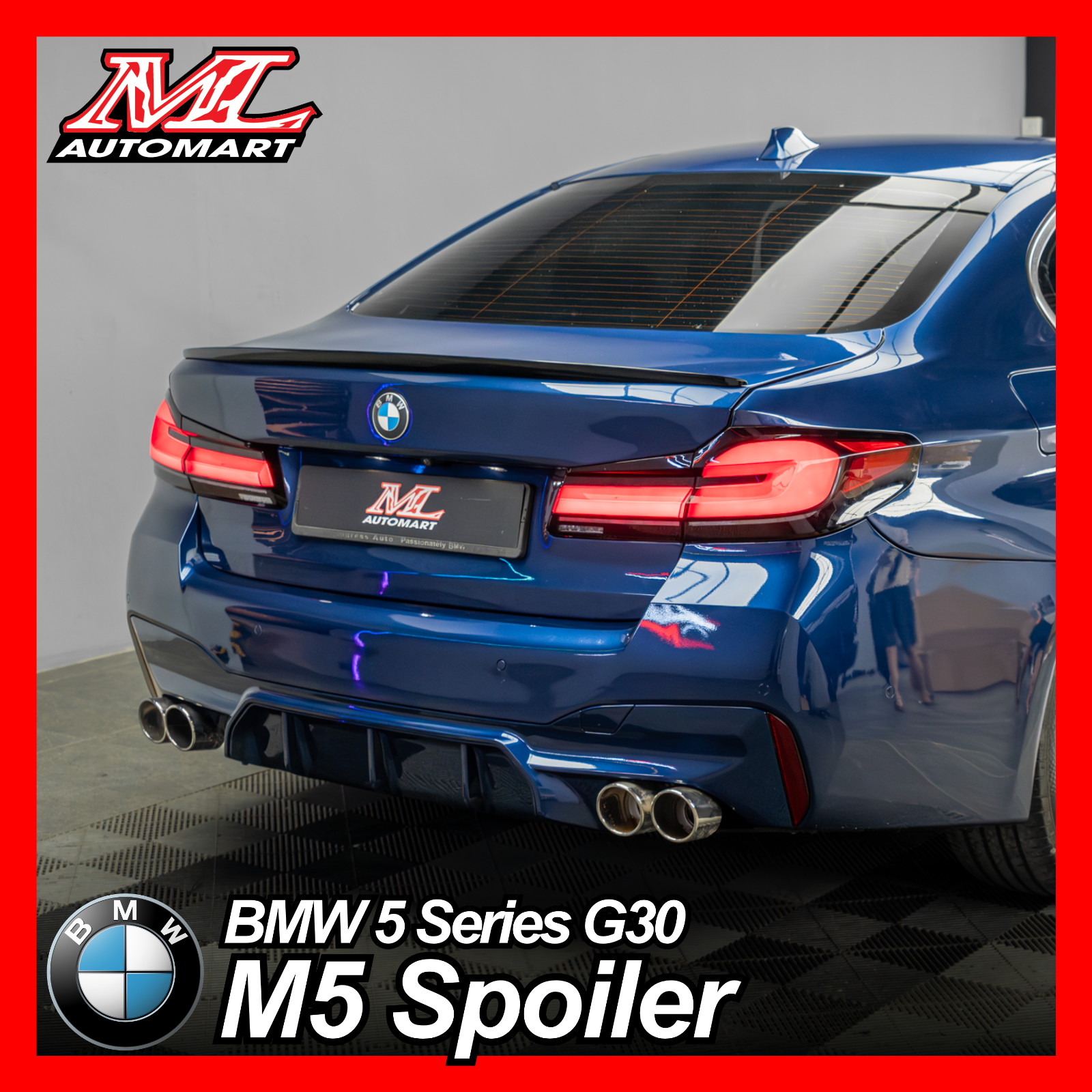 BMW 5 Series G30 : M5 Spoiler