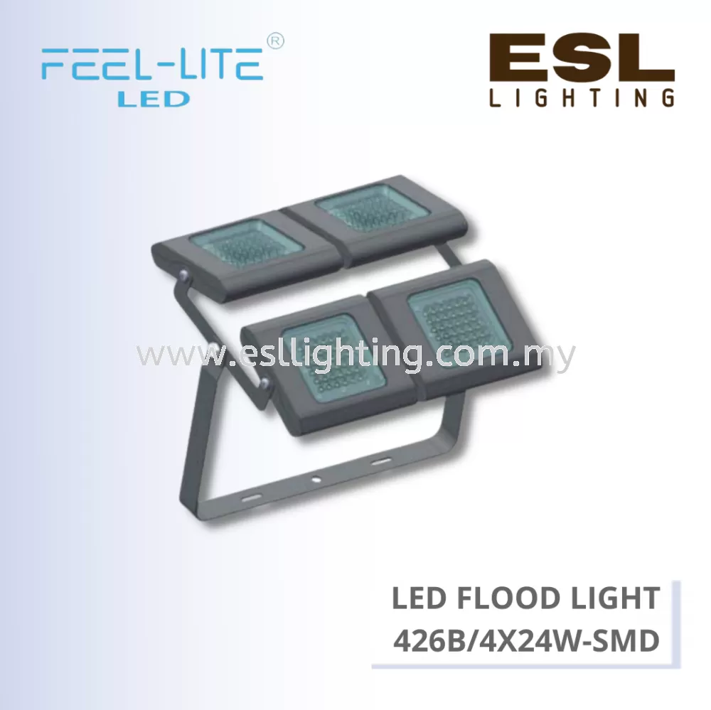 FEEL LITE LED FLOOD LIGHT 4 x 24W - 426B/4X24W-SMD IP65