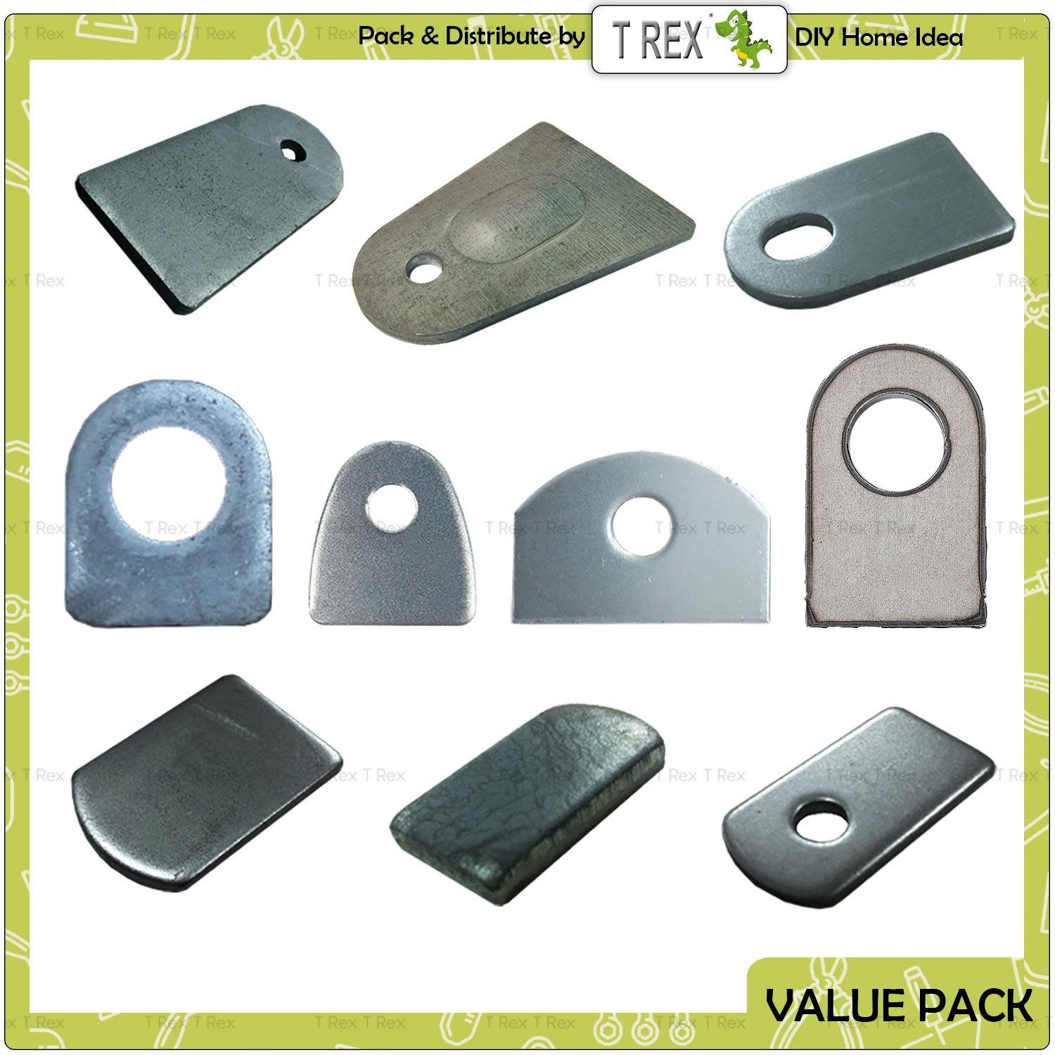 T Rex DIY Welding Ear Metal Flat Bracket / Weld Tab