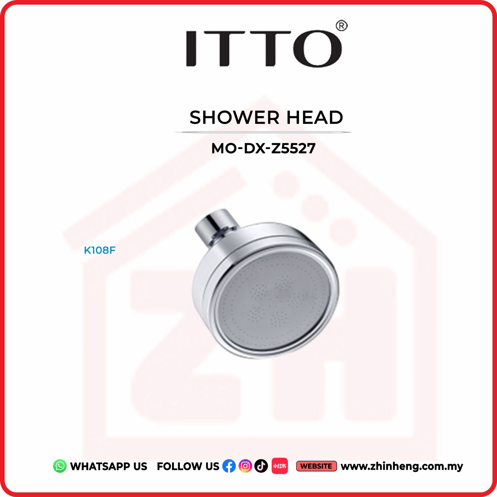 ITTO SHOWER HEAD  MO-DX-Z5527