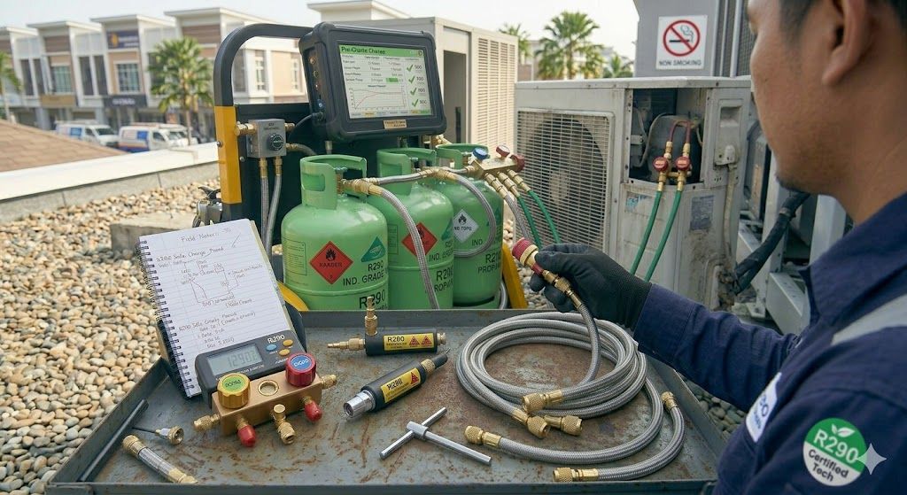 R290 charging kit HVAC