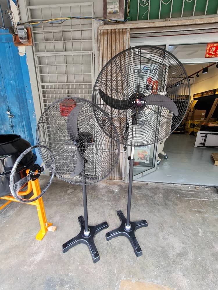 LKM HEAVY DUTY 190W 26'' INDUSTRIAL STAND FAN