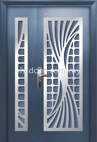 AP4-SS887 Security Door (Stainless Steel Grille)  