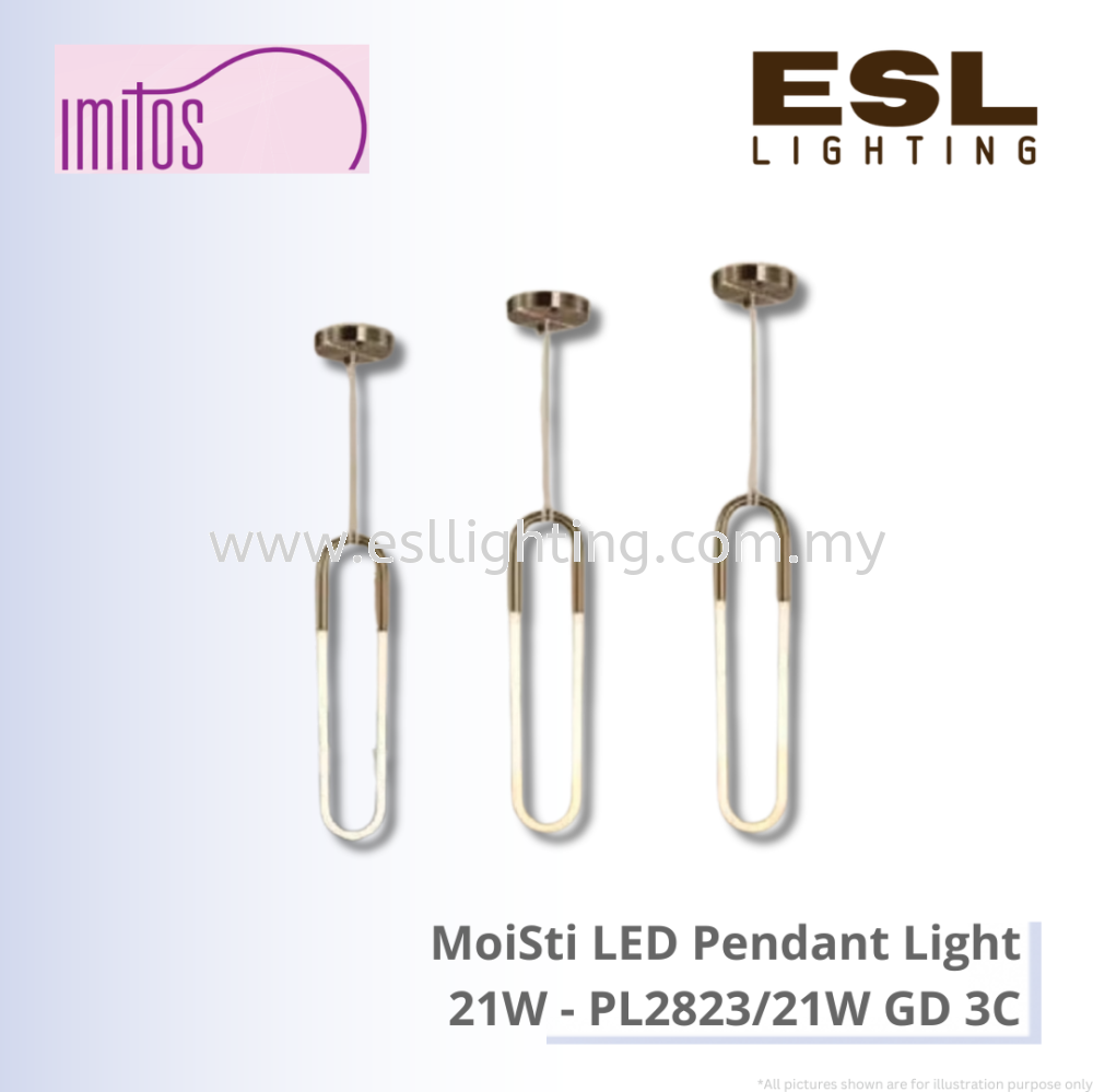 IMITOS MoiSti LED Pendant Light 21W - PL2823/21W GD 3C