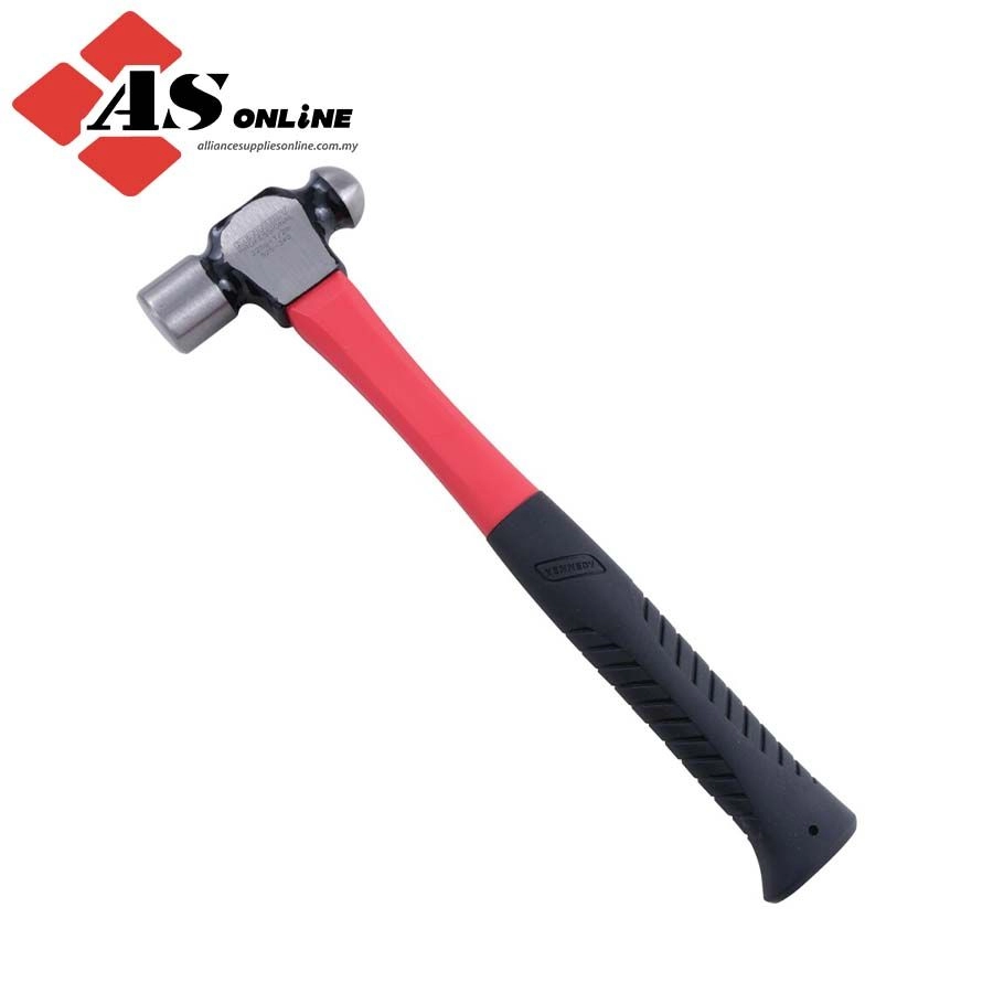 KENNEDY Ball Pein Hammer, 3/4lb, Fibreglass Shaft, Anti-vibration / Model: KEN5253430K