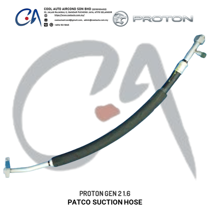 PROTON GEN 2 1.6 PATCO SUCTION HOSE