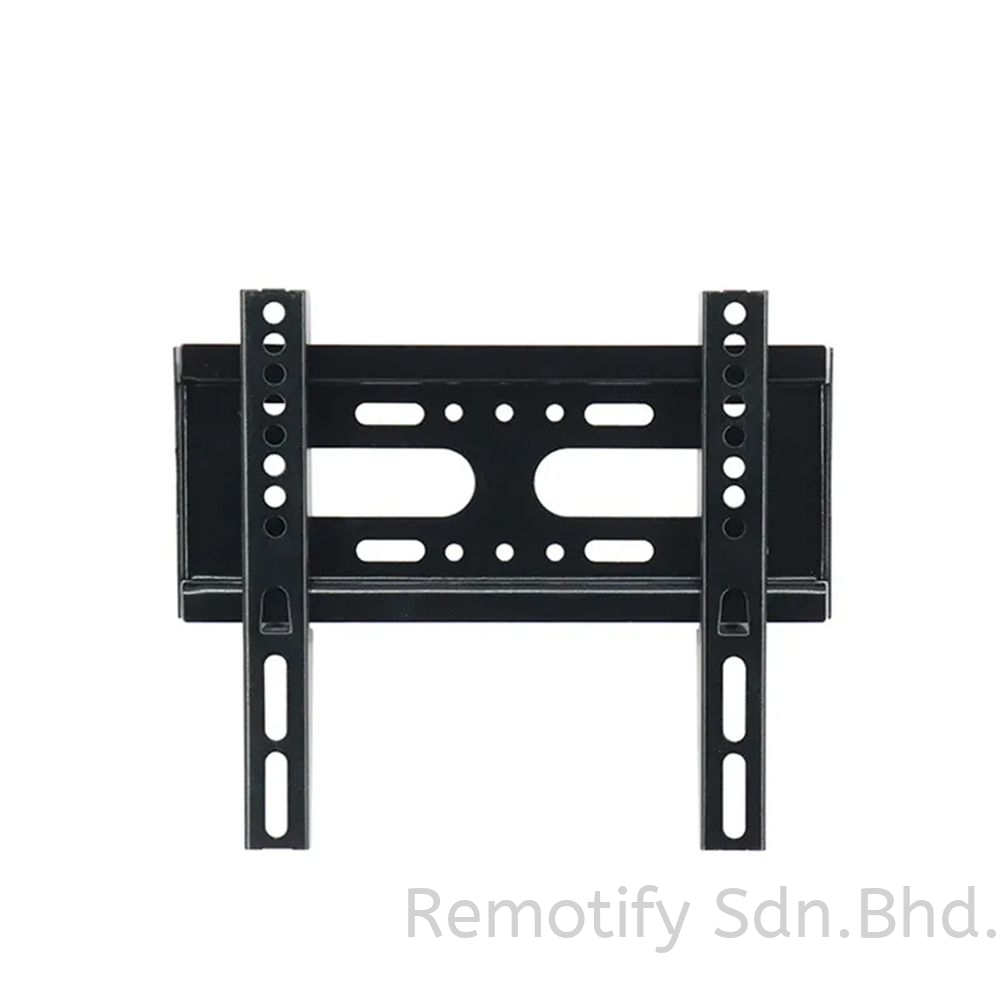 T20 Fixed TV Wall Mount for 14"-43" TVs | Ultra Slim Low Price TV Bracket | VESA 200x200mm | 25kg Load Capacity
