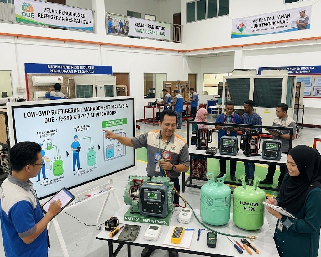 low GWP refrigerant management Malaysia DOE
