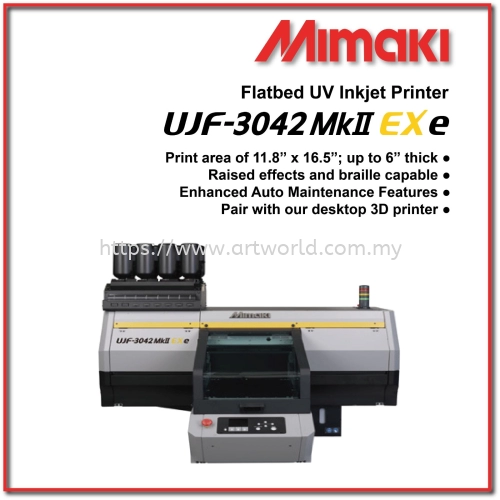 UV Inkjet Flatbed Printer Mimaki UJF-3042 MkII EX e