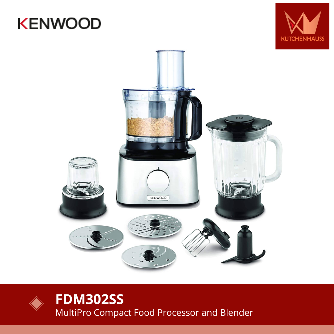 KENWOOD - MultiPro Compact Food Processor | FDM302SS