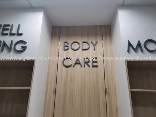 BODY CARE INDOOR 3D ACRYLIC CUT OUT LETTERING SIGNAGE AT JENGKA PAHANG MALAYSIA