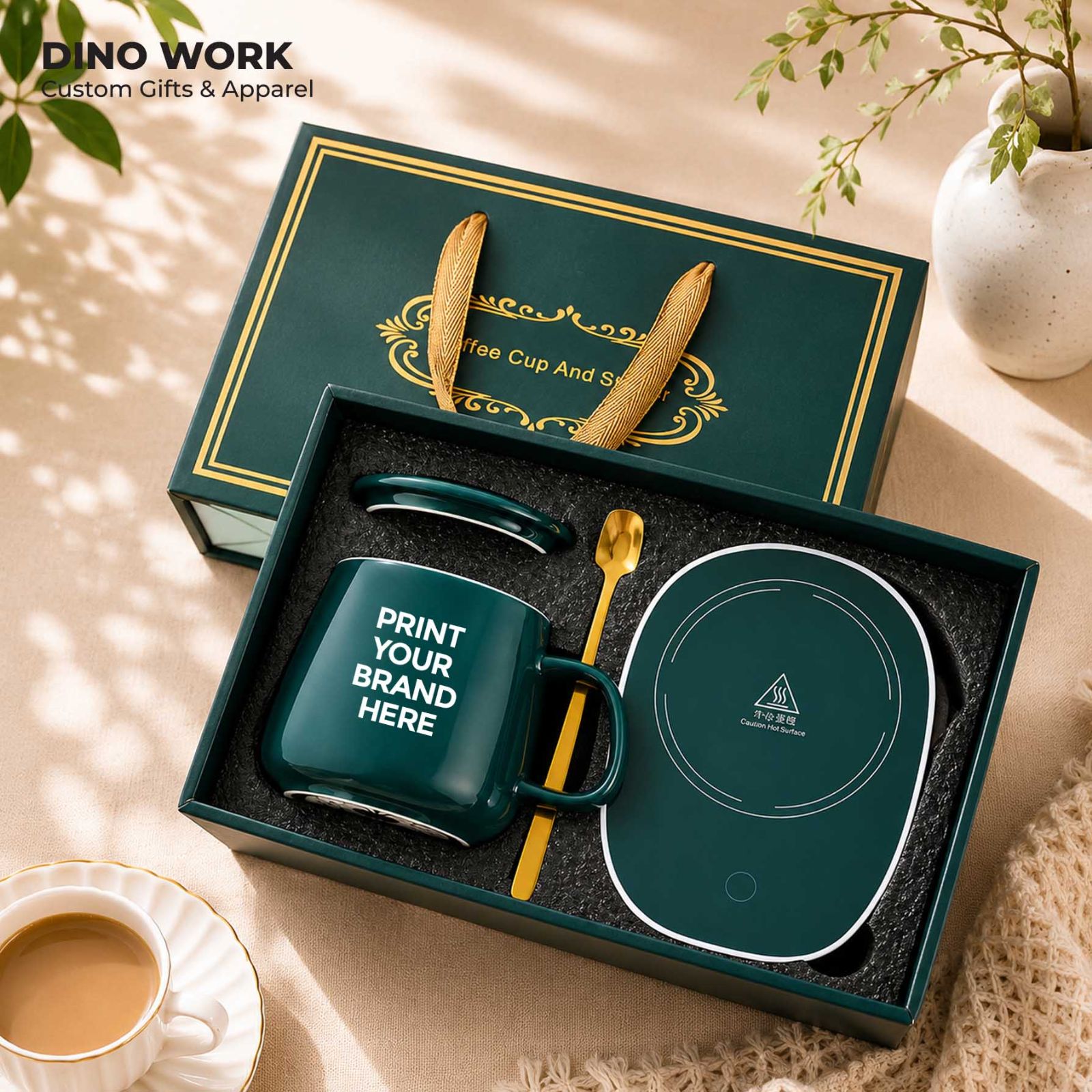Ceramic Coffee Warmer Gift Set（恒温暖杯礼盒）