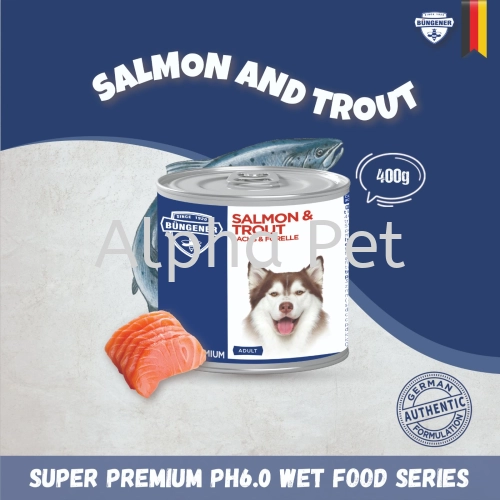 Bungener Super Premium Wet Food - Salmon & Trout