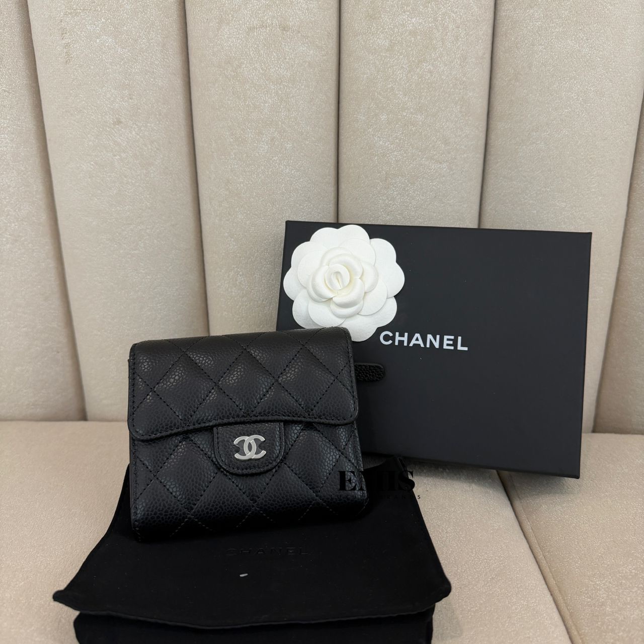 Chanel Caviar Classic Compact Wallet- Kept Unused Luxury Wallet