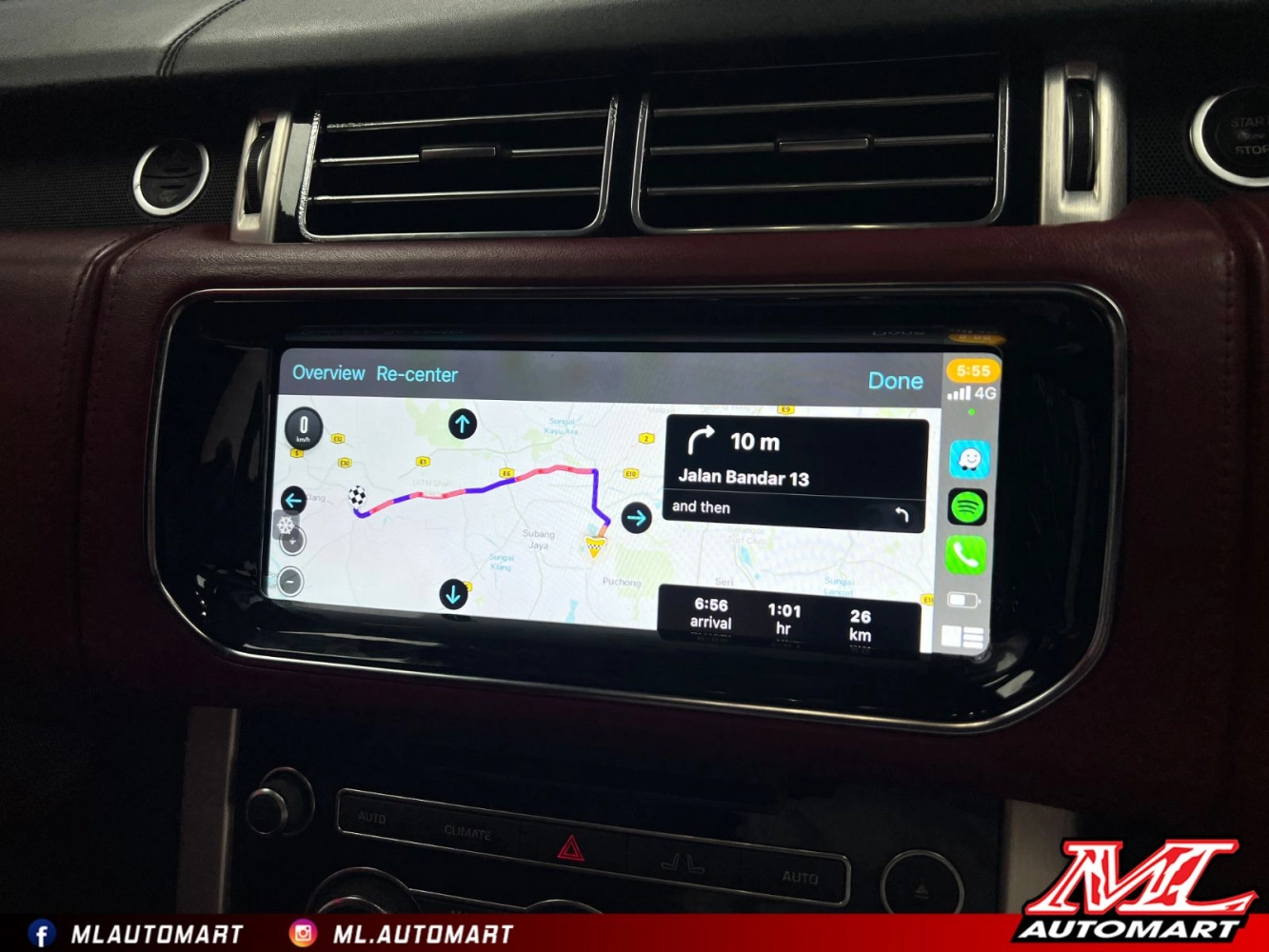 Land Rover Range Rover Vogue L322 Android Monitor (10.25")