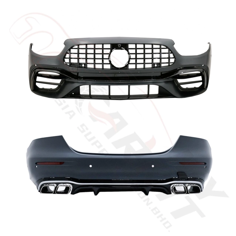 MERCEDES BENZ E CLASS W213 FACELIFT 2021 – 2024 CONVERSION E63 BODY KIT BUMPER SET