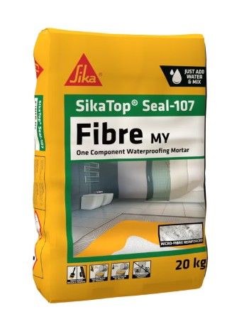 SikaTop Seal-107 Fibre (MY)  |  Cementitious waterproofing mortar with synthetic resins
