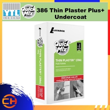 YTL QuickMix 386 Thin Plaster Plus+ Undercoat For Blockwall 40KG